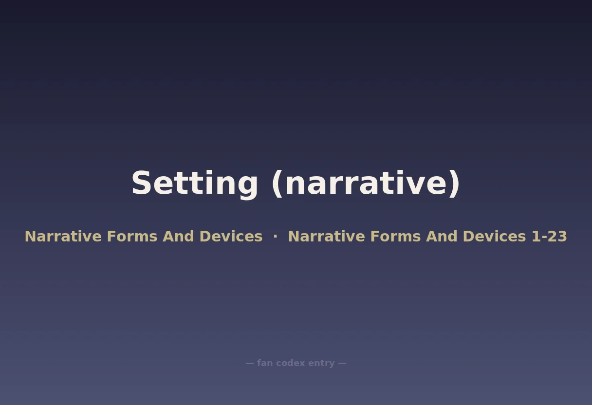 Setting (narrative)