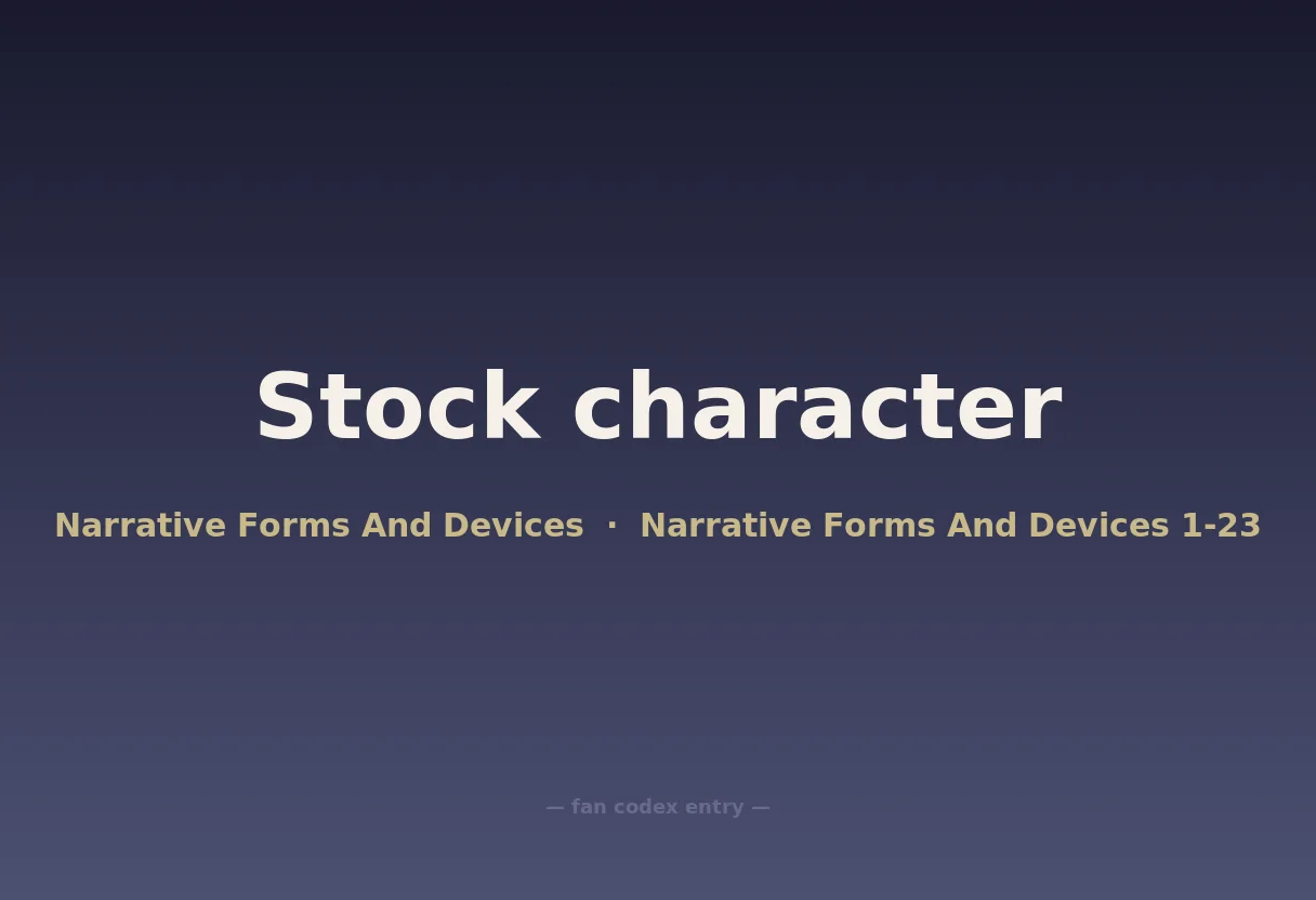 Stock character