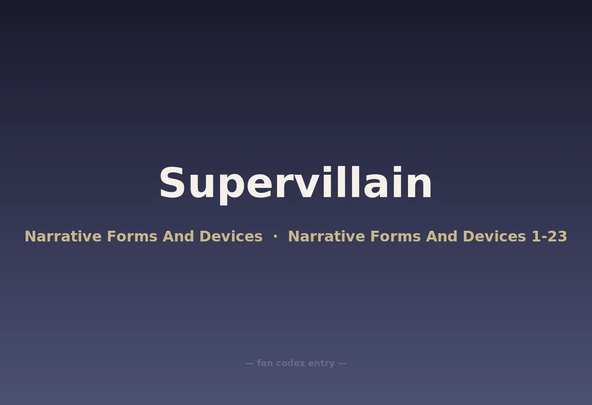 Supervillain