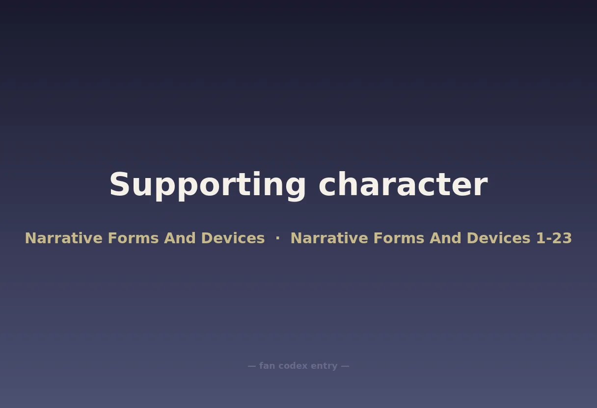 Supporting character